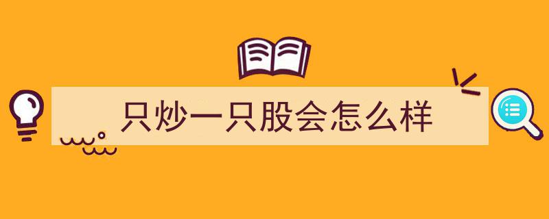 只炒一只股，收益与风险大揭秘！"/