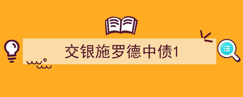 交银施罗德中债1,揭秘稳健收益的债券投资新选择"/