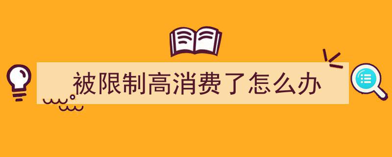 被限制高消费？教你如何应对及解除高消费限制攻略"/