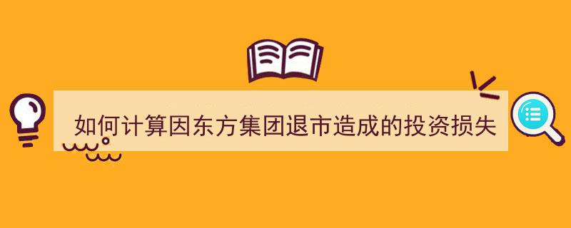 如何测算东方集团退市带来的投资损失及其应对策略"/