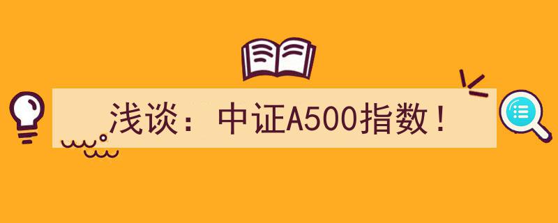 浅谈,中证A500指数——揭秘其市场影响力与投资价值"/