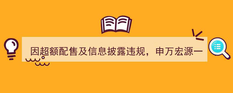 申万宏源一个月内两度因违规被北交所“点名”,超额配售与信息披露问题频发"/