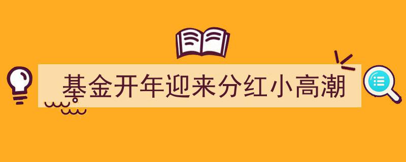 基金开年喜获分红盛宴,迎新春分红小高潮"/