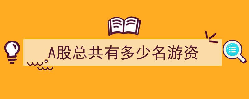 A股游资风云录,揭秘总共有多少神秘游资身影"/
