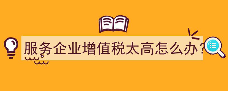 应对服务企业增值税负担重难题,有效策略解析"/
