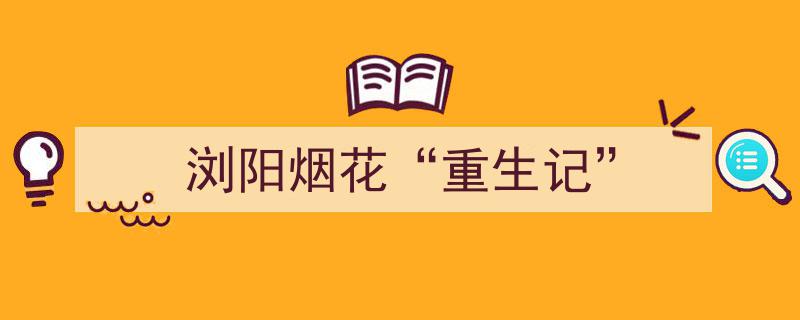浏阳烟花,重燃辉煌的“重生记”"/