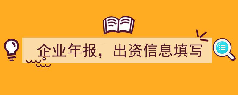 企业年报填报攻略,关键步骤解析及出资信息填写要点"/