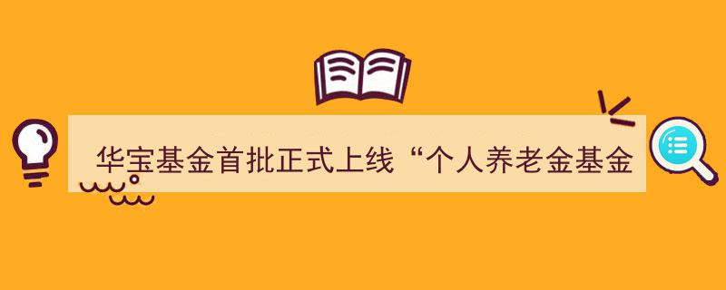 华宝基金引领行业先锋，首批正式上线“个人养老金基金业务”"/