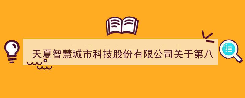 天夏智慧城市科技股份有限公司发布第八届董事会第四十七次会议决议公告解读"/