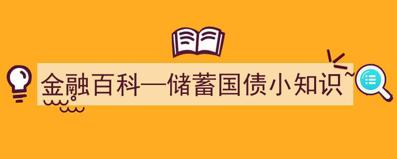 金融百科—储蓄国债小知识,全面解读国债储蓄的魅力与技巧"/