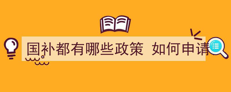 国补政策一览,都有哪些补贴？申请流程详解"/