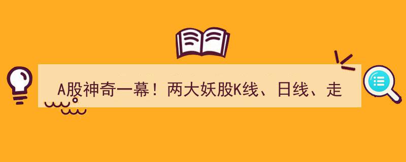 A股惊现神奇同步！两大妖股K线与日线走势如出一辙，网民热议,幕后庄家竟为同一人？"/
