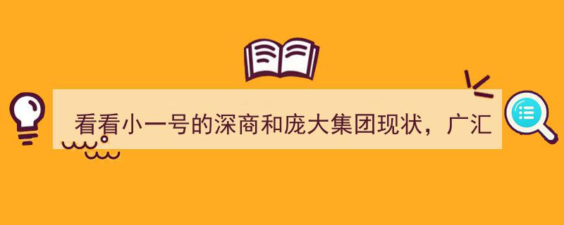 揭秘深商小巨人困境与庞大集团逆境，广汇集团及广汇汽车生死存亡边缘"/