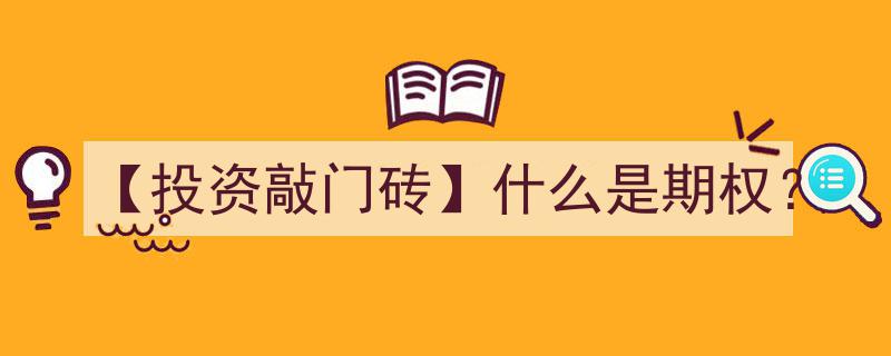 【投资敲门砖】揭秘期权,开启金融投资新世界的钥匙"/