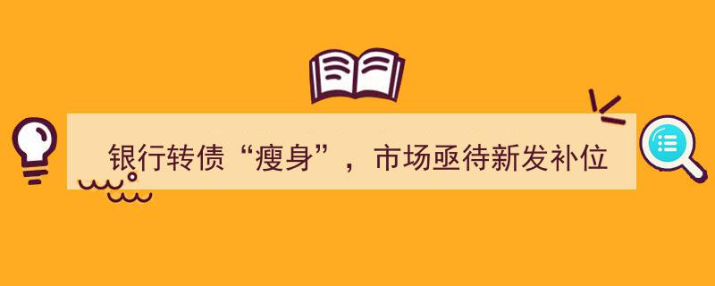 银行转债“瘦身”浪潮来袭，市场亟需新发品种补位助力"/