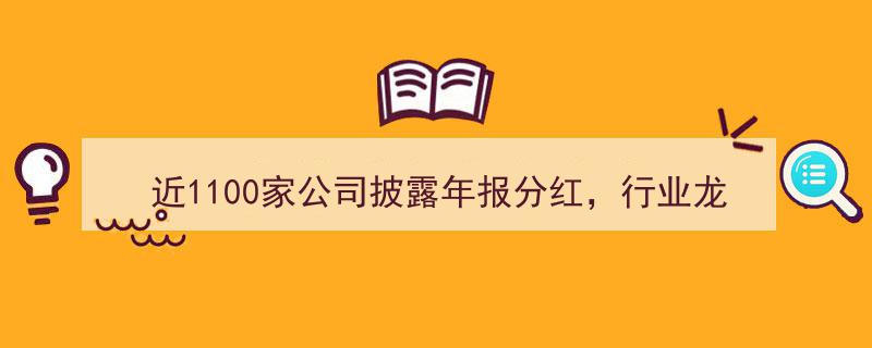 近1100家公司年报分红揭晓，行业龙头引领分红潮，A500指数ETF（560610）首度分红同步揭晓"/