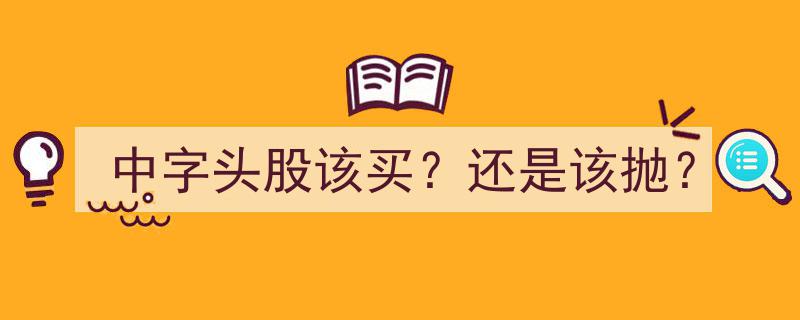 中字头股投资抉择,买入还是抛售正当时？"/