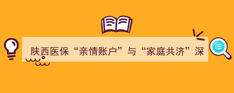 陕西医保“亲情账户”与“家庭共济”功能深度解析及操作实务指南"/