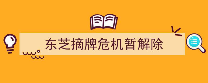 东芝摘牌危机告一段落,企业重组之路再启新篇"/