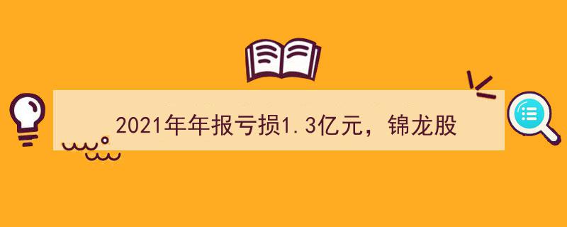 2021年报亏损1.3亿引深交所“灵魂十问”，锦龙股份中山证券行政处罚影响持续发酵备受瞩目"/