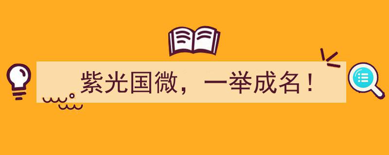 紫光国微,一举成名，引领行业新篇章！"/