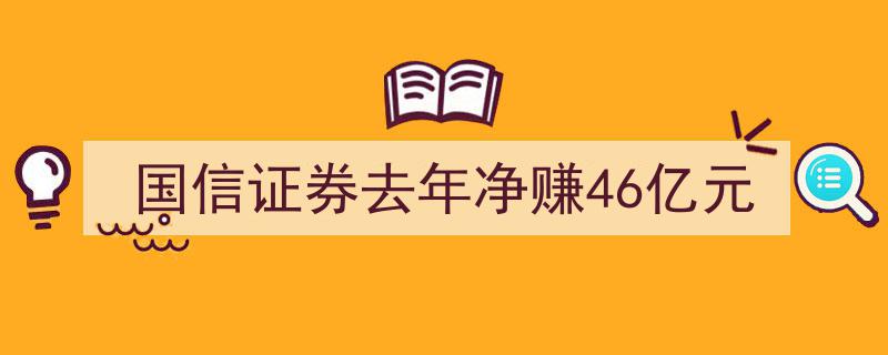 国信证券2022年业绩亮眼,去年净赚46亿元再创新高"/