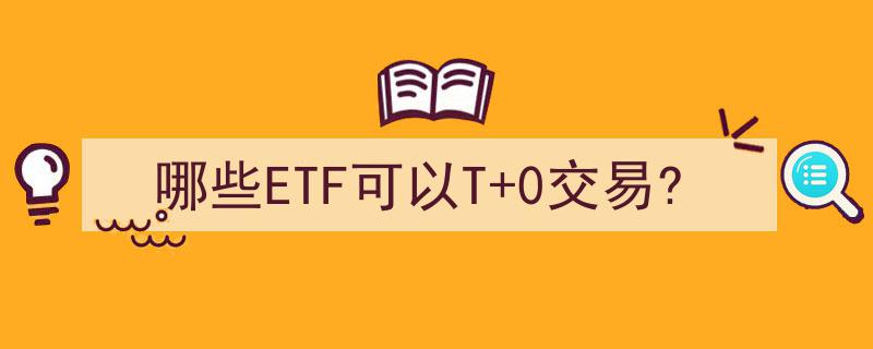 哪些ETF支持T+0交易？揭秘高效交易策略精选清单"/