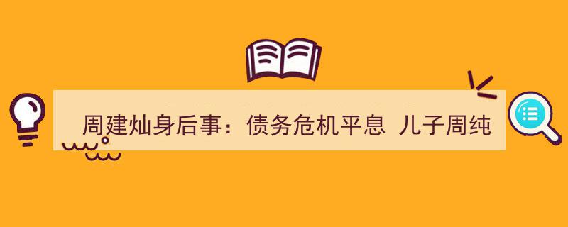 周建灿离世,债务危机逐渐平息，儿子周纯接棒金盾集团股权传承"/