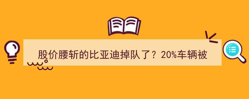 比亚迪股价腰斩,遭遇召回潮，汽车业务亏损，是否已掉队？"/