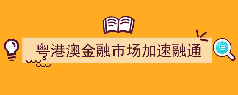 粤港澳金融市场融合加速，区域经济协同发展新篇章"/