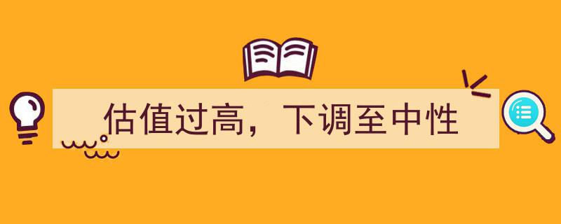 市场冷静审视,估值过高，下调至中性——行业分析报告"/