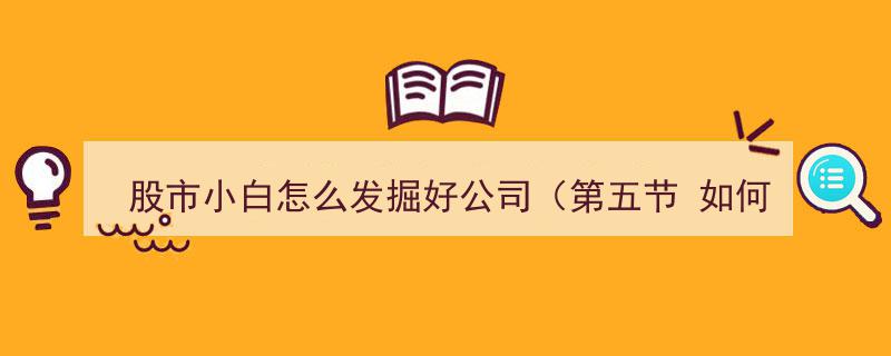 股市小白攻略,第五节揭秘如何通过抖音视频高效完成公司调研"/