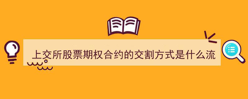 上交所股票期权合约交割流程解析,揭秘上交所期权交割方式"/