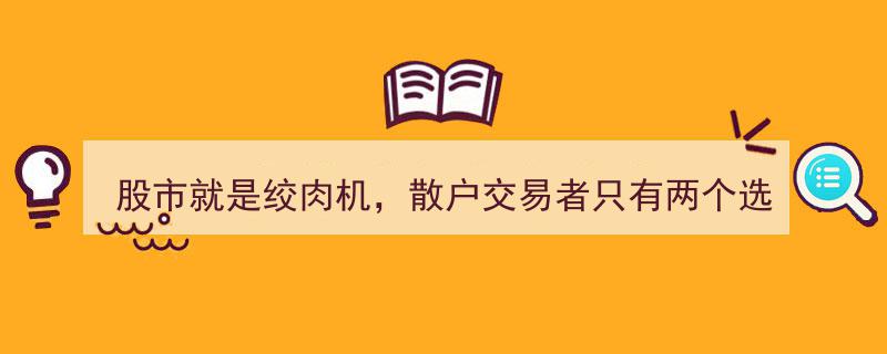 股市绞肉机下的散户生存法则,远离或觉醒，选择你的命运！"/