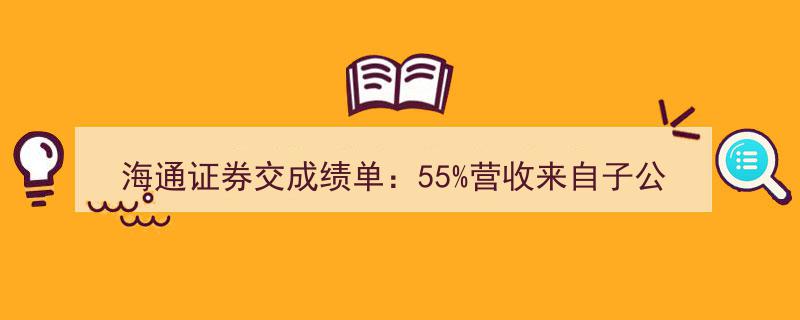 海通证券交成绩单,子公司贡献55%营收，国际业务稳健，信息技术领域投入6亿大刀阔斧"/