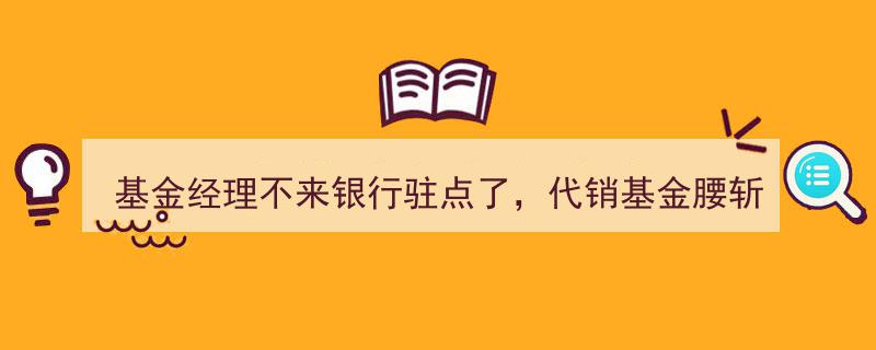基金经理缺席银行驻点，代销基金销量腰斩，揭秘谁在撼动银行理财蛋糕？"/