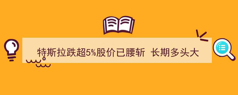 特斯拉股价暴跌超5%，市值腰斩！长期多头纷纷下调目标价，市场前景堪忧"/
