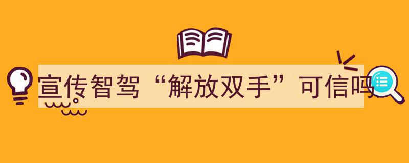 揭秘“宣传智驾解放双手”,科技解放双手，可信度如何？"/