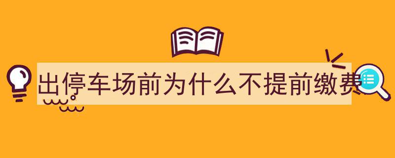 出停车场前为何不提前缴费？揭秘停车缴费的疑问与攻略"/