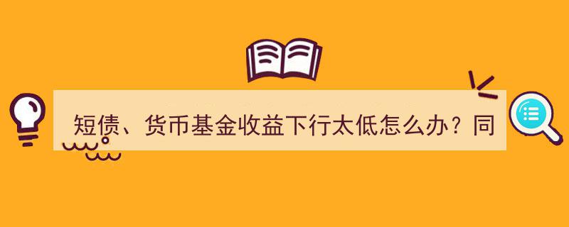 短债压力下，货币基金收益低？同业存单指数基金或许是个新选择！"/