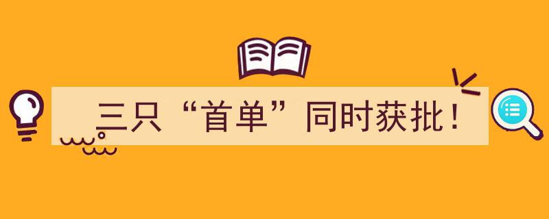 三家企业“首单”齐发，喜讯连连！同时获批创行业先河"/
