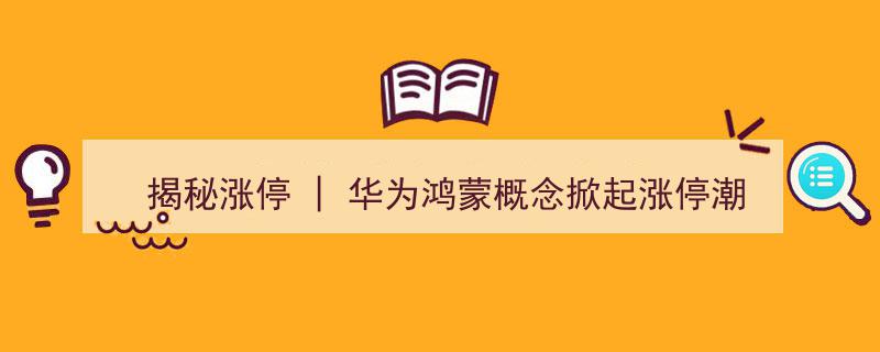 揭秘涨停背后的力量,华为鸿蒙概念引领股市涨停潮"/