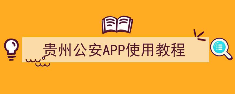 贵州公安APP轻松上手指南,实用使用教程全解析"/