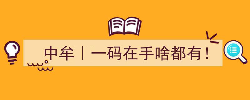 中牟新体验,一码在手，畅享生活无限！"/