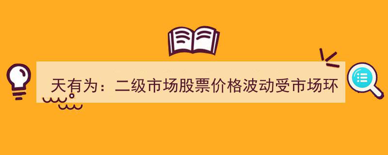 天有为探析,二级市场股票价格波动，多因素交织下的市场环境解析"/