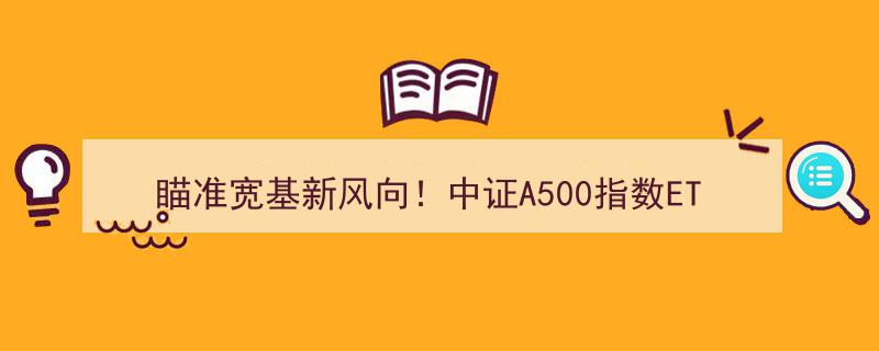 瞄准宽基新风向！中证A500指数ETF以159/357构建X风向标，引领市场新趋势"/