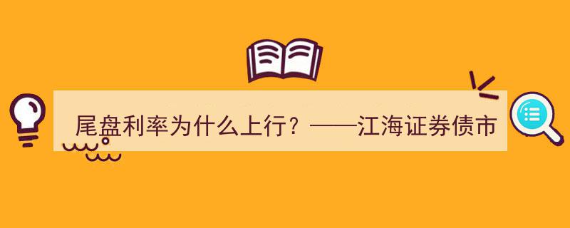尾盘利率上行揭秘,江海证券2021债市策略深度解析"/