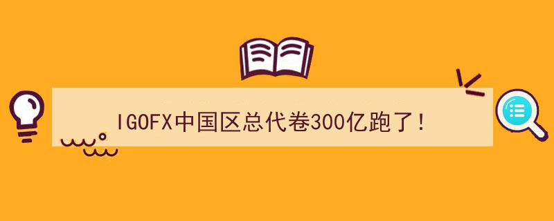 IGOFX中国区总代携300亿神秘消失！揭秘识别潜藏深层的庞氏骗局技巧"/