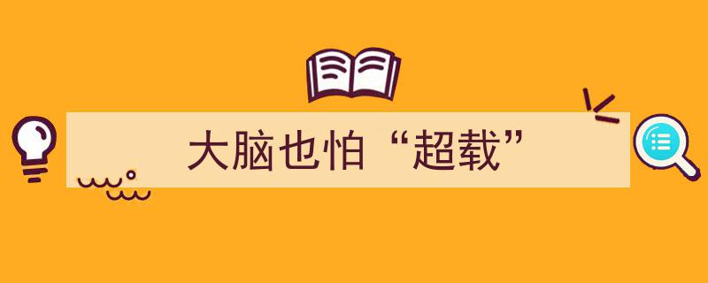 大脑也怕“超载”,揭秘过度信息摄入的隐忧"/