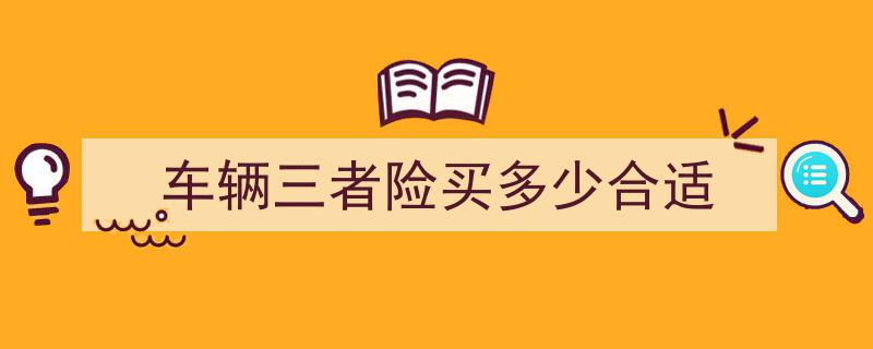 车辆三者险购买指南,多少保额最合适？"/